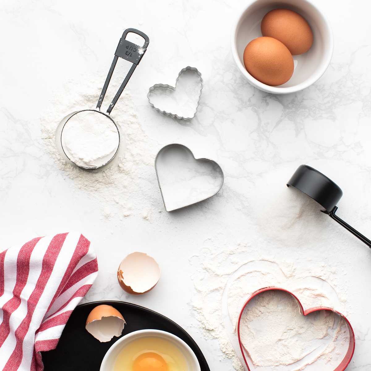 Heart shaped cookies